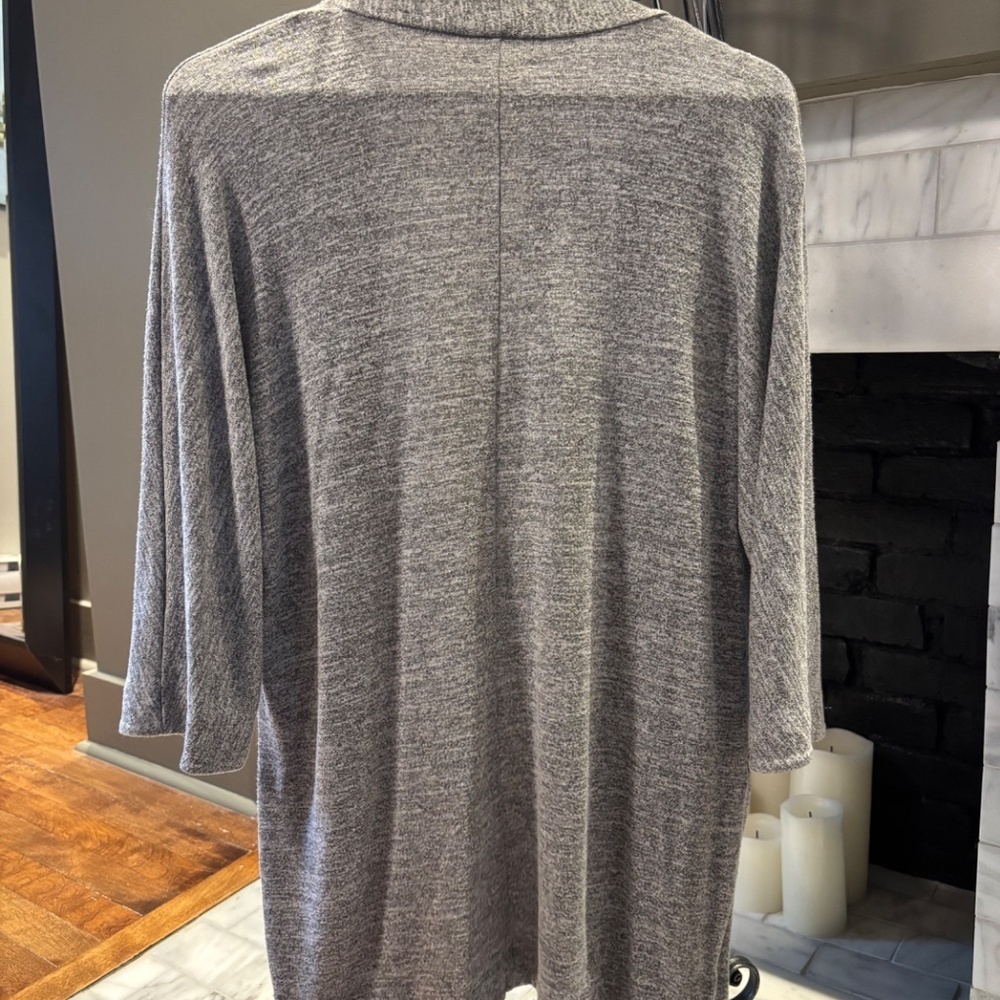 Wilfred Free Open Front Cardigan | Gray Lightweight Duster | Size XS/S - Picture 4 of 4